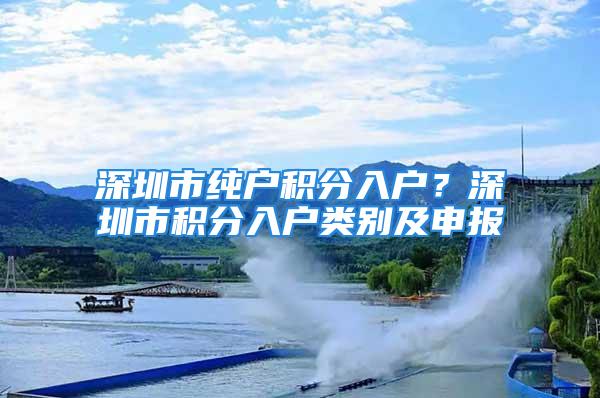 深圳市纯户积分入户？深圳市积分入户类别及申报