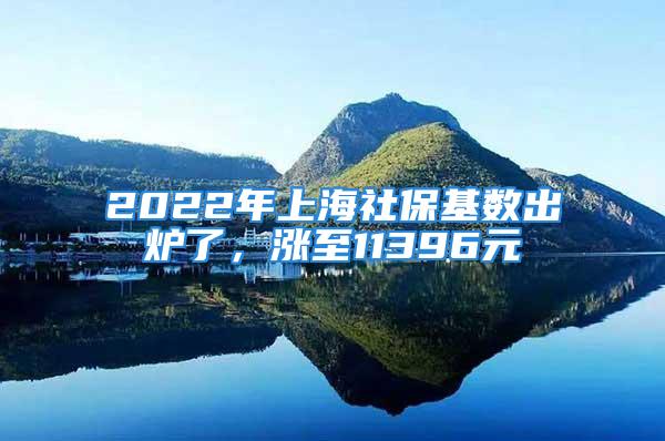 2022年上海社保基数出炉了，涨至11396元