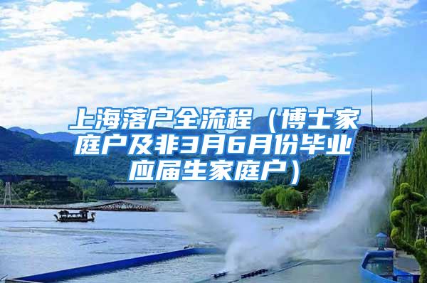 上海落户全流程（博士家庭户及非3月6月份毕业应届生家庭户）