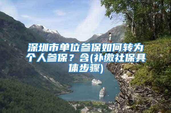 深圳市单位参保如何转为个人参保？含(补缴社保具体步骤)