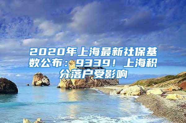 2020年上海最新社保基数公布：9339！上海积分落户受影响