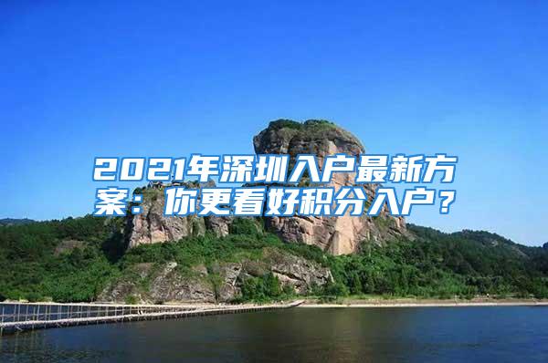 2021年深圳入户最新方案：你更看好积分入户？