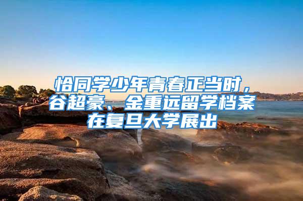 恰同学少年青春正当时，谷超豪、金重远留学档案在复旦大学展出