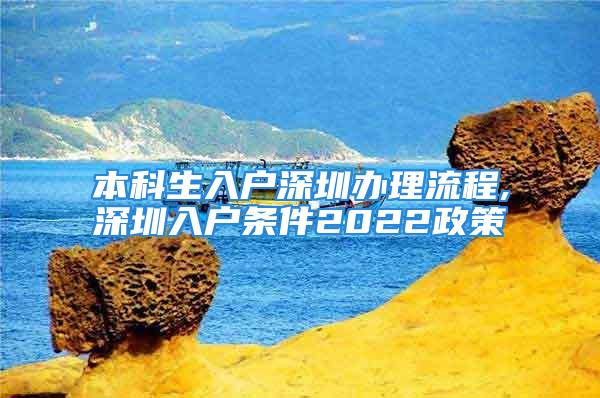 本科生入户深圳办理流程,深圳入户条件2022政策