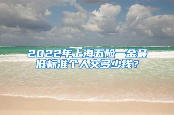 2022年上海五险一金最低标准个人交多少钱？