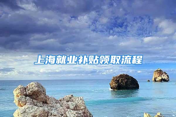 上海就业补贴领取流程