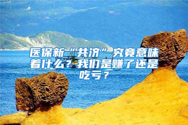 医保新“共济”究竟意味着什么？我们是赚了还是吃亏？