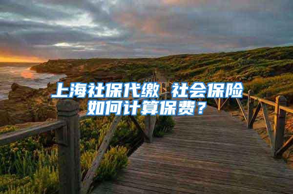 上海社保代缴 社会保险如何计算保费？