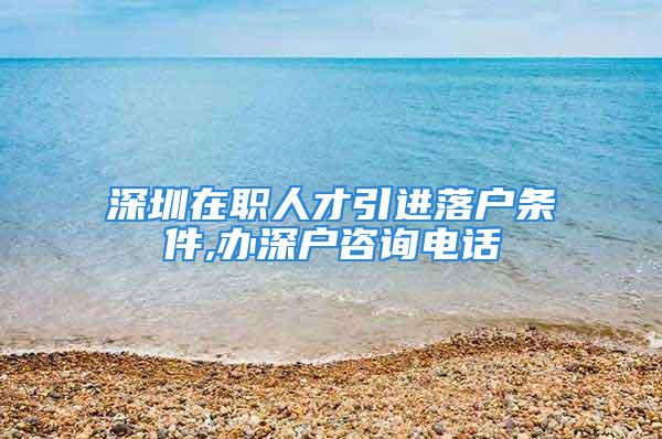 深圳在职人才引进落户条件,办深户咨询电话