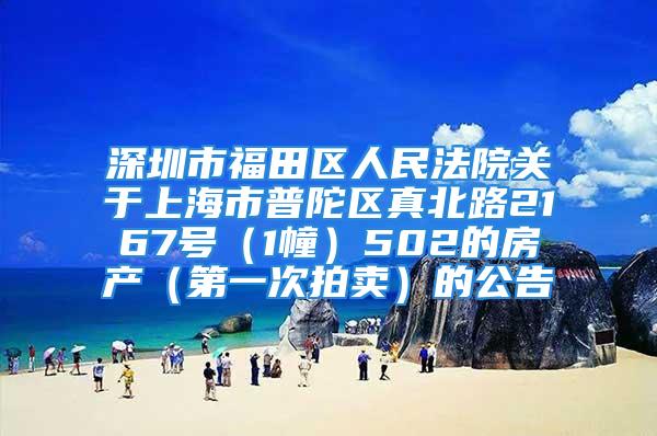 深圳市福田区人民法院关于上海市普陀区真北路2167号（1幢）502的房产（第一次拍卖）的公告