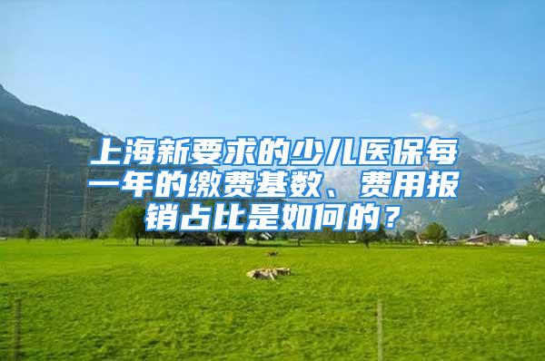 上海新要求的少儿医保每一年的缴费基数、费用报销占比是如何的？