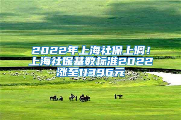 2022年上海社保上调！上海社保基数标准2022涨至11396元