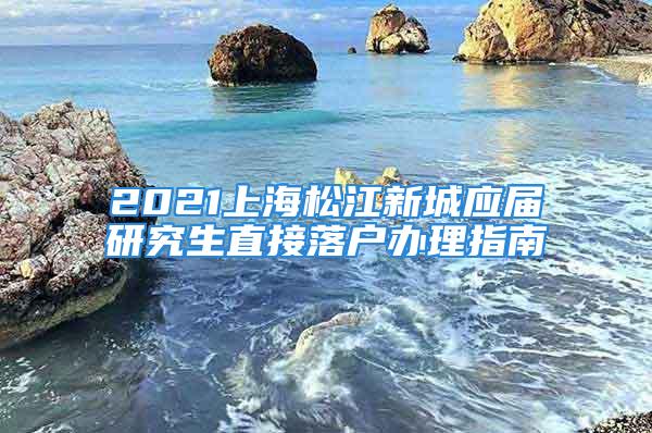 2021上海松江新城应届研究生直接落户办理指南