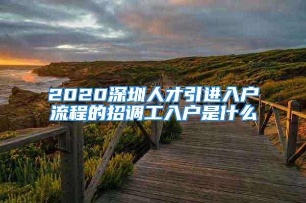 2020深圳人才引进入户流程的招调工入户是什么