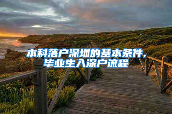 本科落户深圳的基本条件,毕业生入深户流程