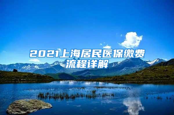 2021上海居民医保缴费流程详解