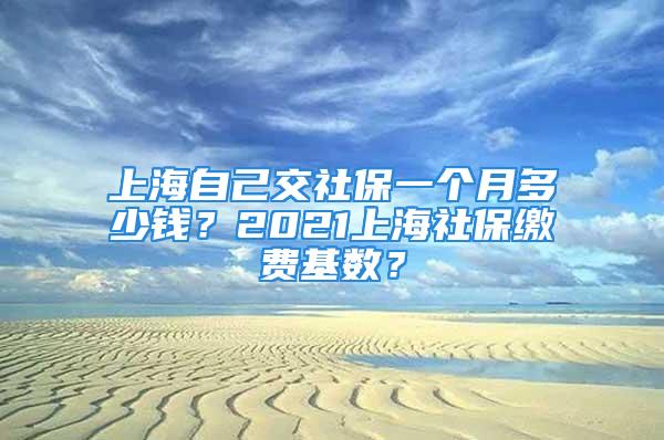 上海自己交社保一个月多少钱？2021上海社保缴费基数？