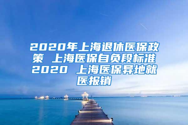 2020年上海退休医保政策 上海医保自负段标准2020 上海医保异地就医报销