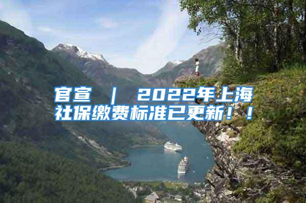 官宣 ｜ 2022年上海社保缴费标准已更新！！