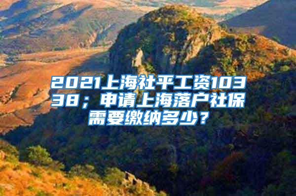 2021上海社平工资10338；申请上海落户社保需要缴纳多少？