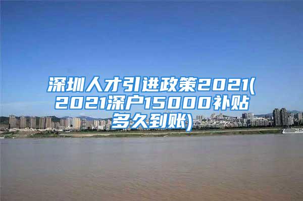 深圳人才引进政策2021(2021深户15000补贴多久到账)