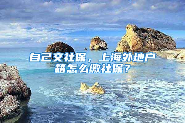 自己交社保，上海外地户籍怎么缴社保？