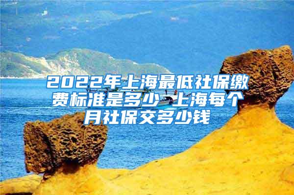 2022年上海最低社保缴费标准是多少 上海每个月社保交多少钱