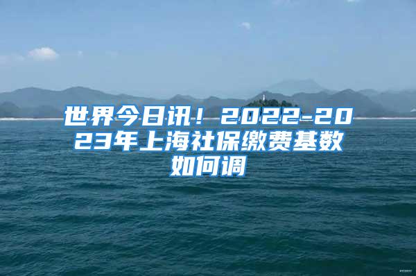 世界今日讯！2022-2023年上海社保缴费基数如何调