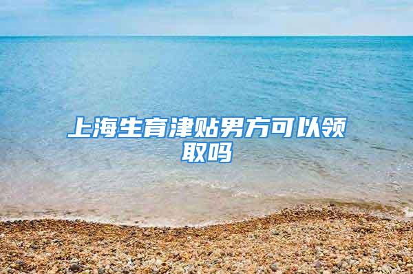 上海生育津贴男方可以领取吗