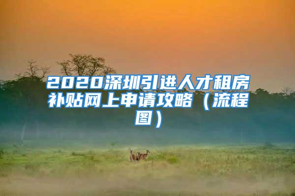 2020深圳引进人才租房补贴网上申请攻略（流程图）