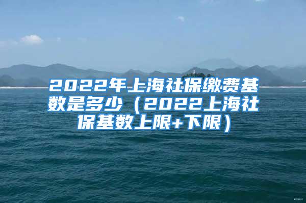 2022年上海社保缴费基数是多少（2022上海社保基数上限+下限）