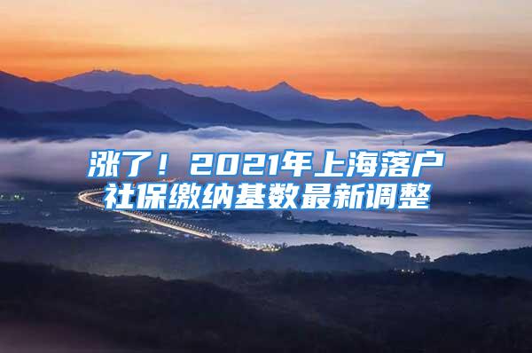 涨了！2021年上海落户社保缴纳基数最新调整