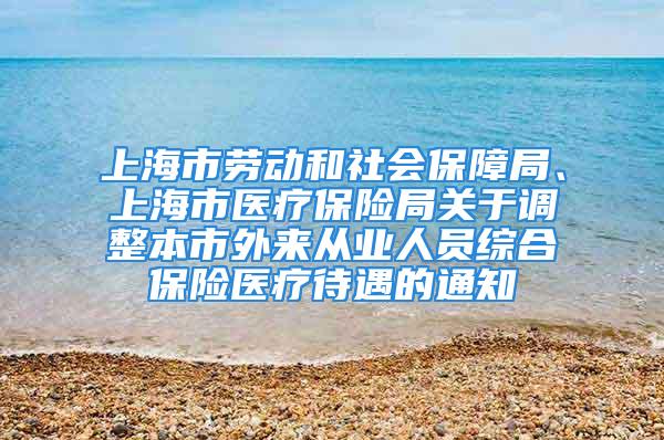 上海市劳动和社会保障局、上海市医疗保险局关于调整本市外来从业人员综合保险医疗待遇的通知