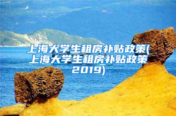 上海大学生租房补贴政策(上海大学生租房补贴政策2019)