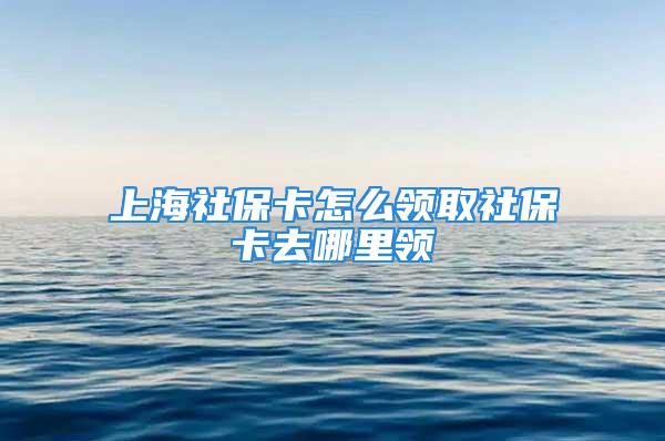 上海社保卡怎么领取社保卡去哪里领