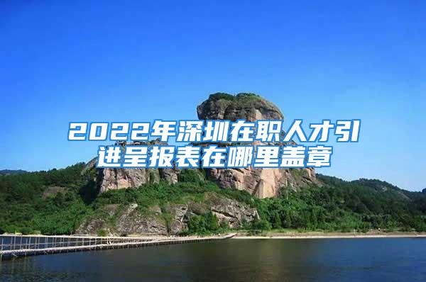 2022年深圳在职人才引进呈报表在哪里盖章