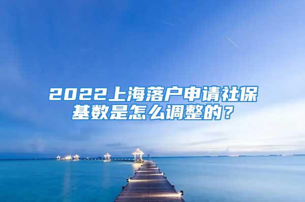 2022上海落户申请社保基数是怎么调整的？