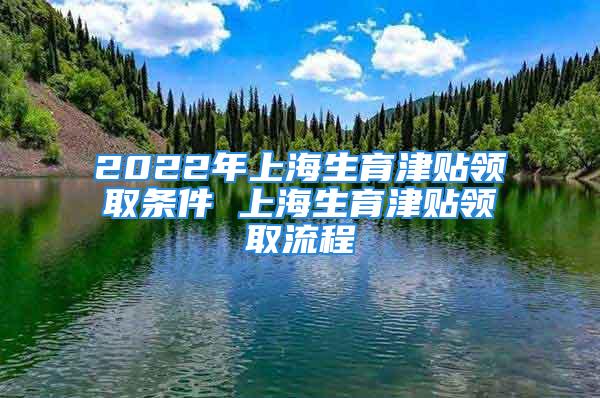 2022年上海生育津贴领取条件 上海生育津贴领取流程