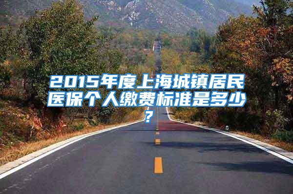 2015年度上海城镇居民医保个人缴费标准是多少？