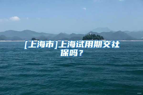 [上海市]上海试用期交社保吗？