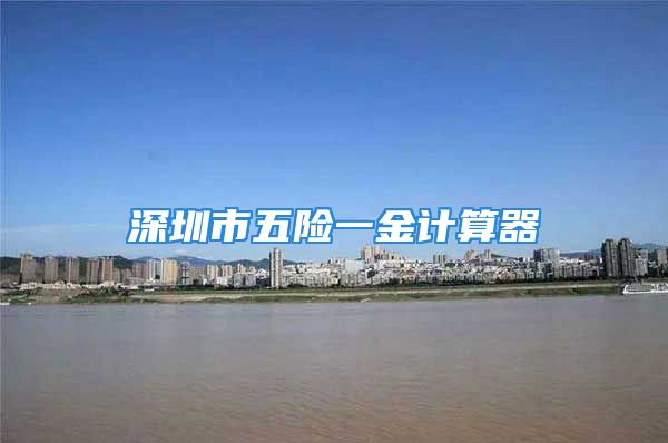 深圳市五险一金计算器