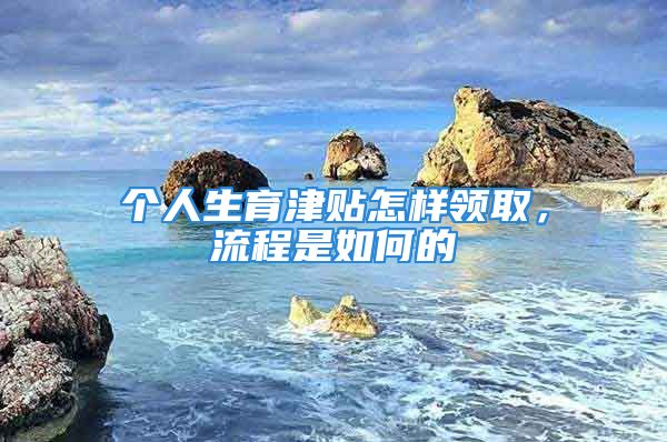 个人生育津贴怎样领取，流程是如何的