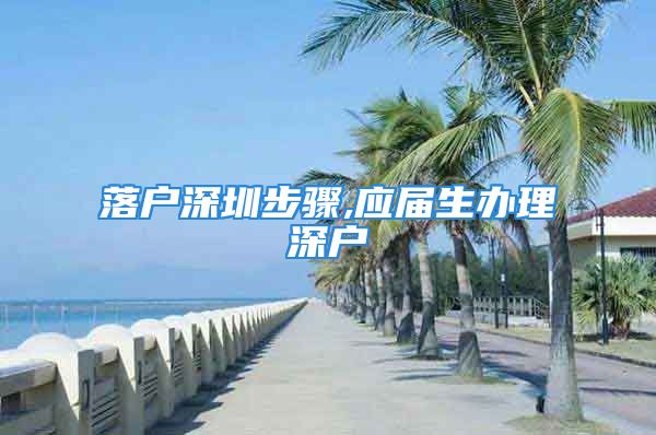 落户深圳步骤,应届生办理深户