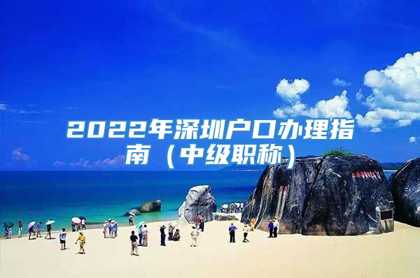 2022年深圳户口办理指南（中级职称）