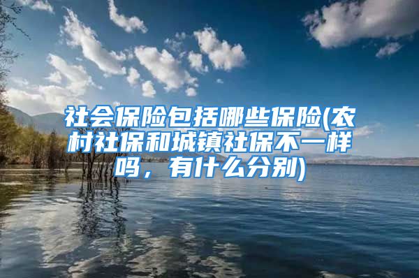 社会保险包括哪些保险(农村社保和城镇社保不一样吗，有什么分别)