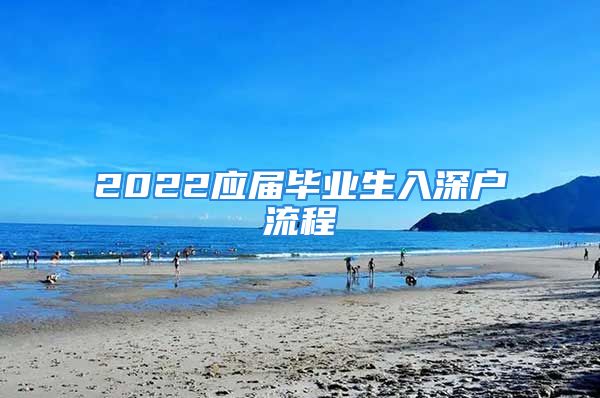 2022应届毕业生入深户流程