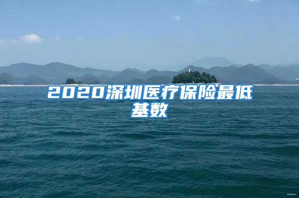 2020深圳医疗保险最低基数