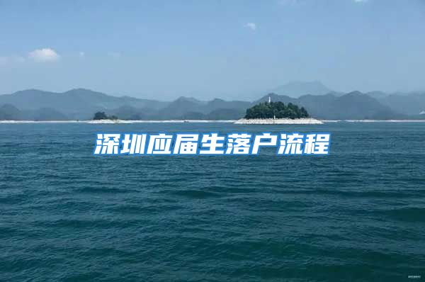 深圳应届生落户流程