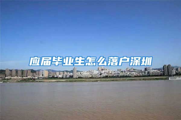 应届毕业生怎么落户深圳