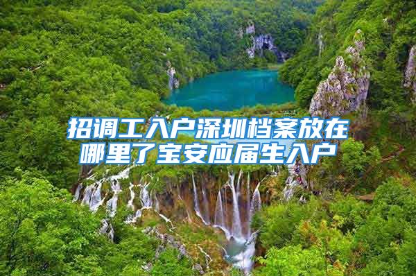 招调工入户深圳档案放在哪里了宝安应届生入户